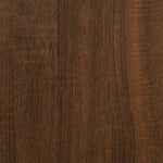Supporto Stampante 2Piani Rovere Marrone 40x20x40cm truciolato