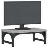 Supporto per Monitor Grigio Sonoma 37x23x14cm Legno truciolato