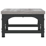 Supporto per Monitor Grigio Sonoma 37x23x14cm Legno truciolato