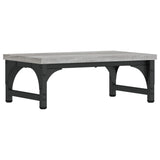 Supporto per Monitor Grigio Sonoma 37x23x14cm Legno truciolato
