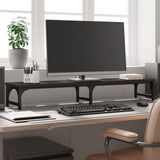 Supporto per Monitor Nero 105x23x15,5 cm Legno truciolato