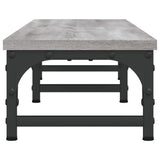 Supporto Monitor Grigio Sonoma 105x23x15,5 cm Legno truciolato