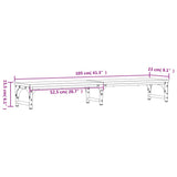 Supporto Monitor Grigio Sonoma 105x23x15,5 cm Legno truciolato