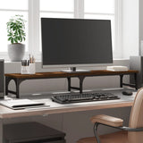 Supporto Monitor Rovere Marrone 105x23x15,5cm Legno truciolato