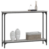 Tavolino Consolle Grigio Sonoma 100x22,5x75cm Legno truciolato
