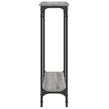 Tavolino Consolle Grigio Sonoma 100x22,5x75cm Legno truciolato