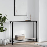 Tavolino Consolle Grigio Sonoma 100x22,5x75cm Legno truciolato