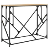 Tavolo Consolle Rovere Sonoma 100x40x80 cm in Legno truciolato