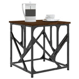 Tavolino Salotto Rovere Marrone 45x45x47,5 cm Legno truciolato