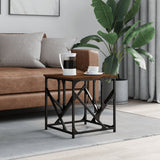 Tavolino Salotto Rovere Marrone 45x45x47,5 cm Legno truciolato