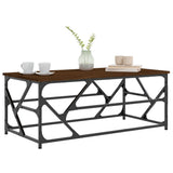 Tavolino Salotto Rovere Marrone 100x50x40cm Legno truciolato