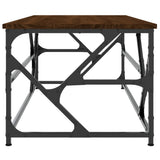 Tavolino Salotto Rovere Marrone 100x50x40cm Legno truciolato