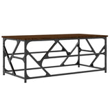 Tavolino Salotto Rovere Marrone 100x50x40cm Legno truciolato