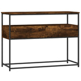 Tavolino Consolle Rovere Fumo 100x40x75 cm in Legno truciolato