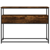 Tavolino Consolle Rovere Fumo 100x40x75 cm in Legno truciolato