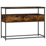 Tavolino Consolle Rovere Fumo 100x40x75 cm in Legno truciolato