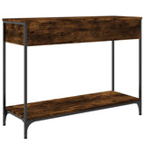 Tavolino Consolle Rovere Fumo 100x34,5x75cm Legno truciolato