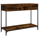 Tavolino Consolle Rovere Fumo 100x34,5x75cm Legno truciolato