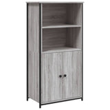 Credenza Grigio Sonoma 62x36x121,5 cm in Legno truciolato