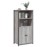 Credenza Grigio Sonoma 62x36x121,5 cm in Legno truciolato