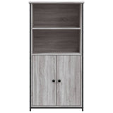 Credenza Grigio Sonoma 62x36x121,5 cm in Legno truciolato