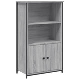 Credenza Grigio Sonoma 62x32x103,5 cm in Legno truciolato