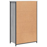 Credenza Grigio Sonoma 62x32x103,5 cm in Legno truciolato