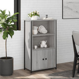 Credenza Grigio Sonoma 62x32x103,5 cm in Legno truciolato