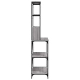 Scaffale Cucina 6 Ripiani Grigio Sonoma 90x40x180cm truciolato