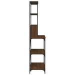 Scaffale Cucina 6Ripiani Rovere Marrone 90x40x180cm truciolato