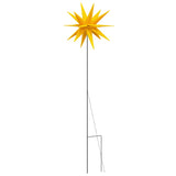 Luce di Natale con Picco Terra e LED Pieghevole Gialla 57 cm