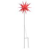 Luci di Natale con Picchi e LED 3 pz Pieghevoli Rosse 35 cm
