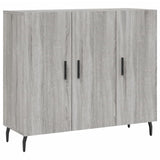 Credenza Grigio Sonoma 90x34x80 cm in Legno truciolato