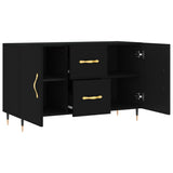 Credenza Nera 100x36x60 cm in Legno truciolato