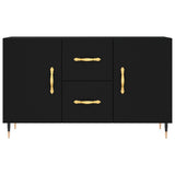 Credenza Nera 100x36x60 cm in Legno truciolato
