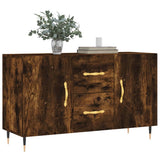 Credenza Rovere Fumo 100x36x60 cm in Legno truciolato