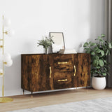 Credenza Rovere Fumo 100x36x60 cm in Legno truciolato