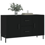 Credenza Nera 100x36x60 cm in Legno truciolato