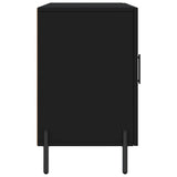 Credenza Nera 100x36x60 cm in Legno truciolato