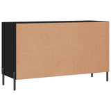 Credenza Nera 100x36x60 cm in Legno truciolato
