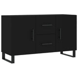 Credenza Nera 100x36x60 cm in Legno truciolato