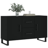 Credenza Nera 100x36x60 cm in Legno truciolato
