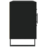 Credenza Nera 100x36x60 cm in Legno truciolato