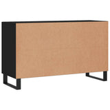 Credenza Nera 100x36x60 cm in Legno truciolato