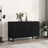Credenza Nera 100x36x60 cm in Legno truciolato