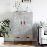 Credenza Grigio Cemento 69,5x31x115 cm in Legno truciolato