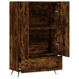 Credenza Rovere Fumo 69,5x31x115 cm in Legno truciolato