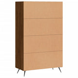 Credenza Rovere Marrone 69,5x31x115 cm in Legno truciolato