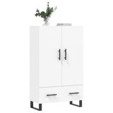 Credenza Bianca 69,5x31x115 cm in Legno truciolato