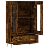 Credenza Rovere Fumo 69,5x31x115 cm in Legno truciolato